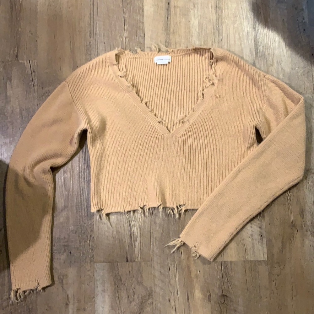Lovers + Friends crop sweater